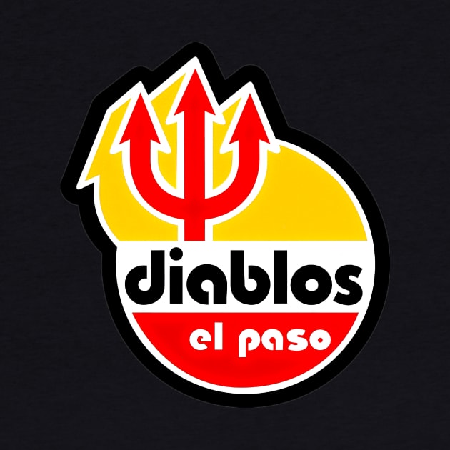 Defunct El Paso Diablos Baseball 1985 by tomatoesbarley